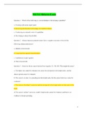 NR511 Midterm Exam (Latest-2021, Version-1) / NR 511 Midterm Exam / NR511 Week 4 Midterm Exam/ NR 511 Week 4 Midterm Exam: Differential Diagnosis and Primary Care Practicum: Chamberlain College of Nursing |50 Correct Q & A |