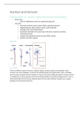 Summary Nutrition and the Brain (HNH31706)