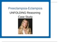 Case Study Preeclampsia-Eclampsia, RAPID Reasoning, Dana Myers, 40 years old, Latest Questions and Answers with Explanations, All Correct Study Guide, Download to Score A