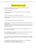 NR 602 Midterm Exam – Question and Answers