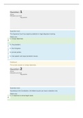 POLS 101 Exam 4 with correct answers (straighterline)