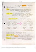 Class notes BIO 100