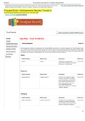 Focused Exam: Schizophrenia - Care Plan Completed Shadow Health [13 of 13]