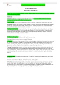 NR-283 Pathophysiology-Final Exam Concept Review-Elaborated - Study Guide for Grade A