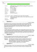 WEEK 5 QUIZ v3 |Elaborated| NURS 6521 - Advanced Pharmacology-Walden University 