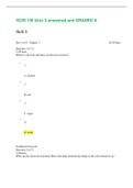 SCIN 130 Quiz 3 answered and GRADED A (Photosynthesis) | American Military University | GUARANTEED PASS.