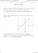 Calculus 1 Intro To Limits 