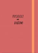 Lecture notes - Physiology and Anatomy (4BBY1060) 