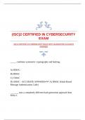 (ISC)2 CERTIFIED IN CYBERSECURITY EXAM WITH GUARANTEED ACCURATE ANSWERS