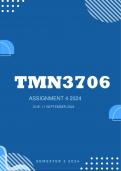 TMN3706 Assignment 4 2024 | Due September 2024