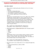 Perspectives in Global Health Care Stanhope: Public Health Nursing: Population-Centered Health Care in the Community, 10th Edition,100% CORRECT