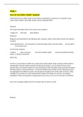 Exam (elaborations) NR 443 Week 7 DQ 1 How Do You Define Health/NR 443 Week 7 DQ 1 How Do You Define Health. A Graded. Chamberlain College Of Nursing.