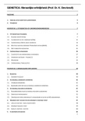 Samenvatting  Voortplanting & Ontwikkeling: menselijke genetica Prof.Dr. Devriendt (E05Y3A)