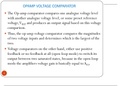 OPAMP VOLTAGE COMPARATOR