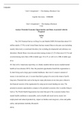 NHS6008 U6A1Final.docx  NHS6008  Unit 6 Assignment 1  €“ Developing a Business Case  Capella University  €“ NHS6008  Unit 6 Assignment 1  €“ Developing a Business Case  Analyze Potential Economic Opportunities and Risks Associated with the Proposed  Initi