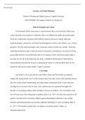 NHS FXP4000 Assessment1 1.docx  NHS FPX5004  Vaccines, an Ethical Dilemma  School of Nursing and Health Sciences, Capella University NHS-FXP4000: Developing a Health Care Perspective   Ethical Principles and Values  Your personal beliefs consciously or un