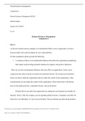 Human Resources Management Assignment 4