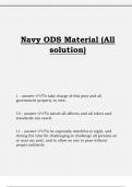 Navy ODS Material (All solution)