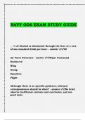 NAVY ODS EXAM STUDY GUIDE