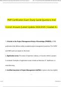 PMP CERTIFICATION EXAM STUDY GUIDE