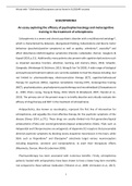 Abnormal psychology: An essay exploring the efficacy of psychopharmacology and metacognitive training (MCT) in the treatment of schizophrenia (with Glossary)