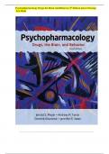 Psychopharmacology Drugs the Brain and Behavior 4th Edition Meyer Test Bank