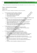 TEST BANK; Pharmacotherapeutics for Advanced Practice Nurse Prescribers, 5th edition Woo Robinson. Chapter 1-55 Questions And Answers With Rationales in 244 Pages.