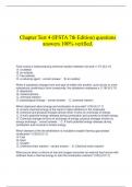    Chapter Test 4 (IFSTA 7th Edition) questions answers 100% verified.