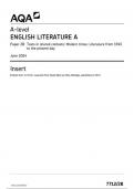 AQA English Literature 7712 2B INS EnglishLiteratureA A 5June 2024