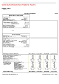 GLO-BUS Decisions & Reports Year 6,100% CORRECT