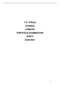 COM3702 PORTFOLIO EXAMINATION 2021