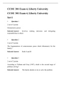 CCOU 301 Exam 4 (Set-1) complete Solutions