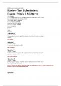 NRNP 6552-Midterm exam questions 4 Exam 2024/2025 ACTUAL questions (All correct answers, Already graded A+)