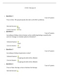 CCOU 304 Exam 1 (set-5) Complete Solutions