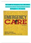 Comprehensive and Updated Question Bank for Emergency Care 13th Edition by Daniel Limmer, Michael O'Keefe & Edward Dickinson – All 41 Chapters Included