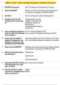 MSLC Test 1 with Verified Answers Graded Answers