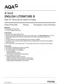 AQA English Literature 7717 1A question paper EnglishLiteratureB A 24May 2024