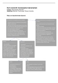 Korte samenvatting risicotaxatie instrumenten en belangrijke theorie (UvT)