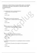 NURS-6512 LATEST FINAL EXAM ;Questions (All correct answers, Already graded A+)  Exam 2024/2025 