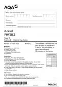 AQA Physic 7408 3BC question paper Physics A 17June 2024