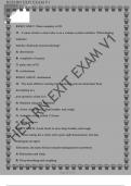 HESI RN EXIT EXAM V1  ;Questions and Answers , 100% Correct, Download to Score A