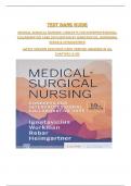 TEST BANK GUIDE   MEDICAL-SURGICAL NURSING: CONCEPTS FOR INTERPROFESSIONAL COLLABORATIVE CARE 10TH EDITION BY IGNATAVICIUS, WORKMAN, REBAR & HEIMGARTNER LATEST VERSION 2024/2025|100% VERIFIED ANSWERS IN ALL CHAPTERS (1-69)