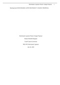 Benchmark-Capstone Project Change Proposal Marina Michelle Bragasin Grand Canyon University NRS-493 Professional Capstone July 26, 2020