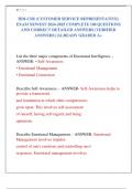 HDI-CSR (CUSTOMER SERVICE REPRESENTATIVE)  EXAM NEWEST 2024-2025 COMPLETE 100 QUESTIONS  AND CORRECT DETAILED ANSWERS (VERIFIED  ANSWERS) |ALREADY GRADED A+ 