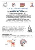 Body temperature and negative feedback notes + practice questions 