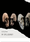 AQA EPQ 46/50 A* PRESENTATION - "How have external factors gradually affected the evolution of the dental structure across different species in the 'Homo' genus?"