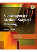 Test Bank For Contemporary Medical-Surgical Nursing: 2 2nd Edition by Rick Daniels (Author), Leslie H. Nicoll (Author) Chapter 1_66