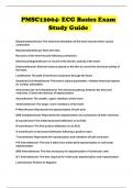 PMSC12004- ECG Basics Exam Study Guide 