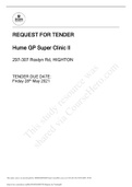 MANAGEMENT C31 SRV799 - Request for Tender WTH CERTIFIED GRADE A 