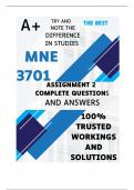 MNE3701 Assignment 2 (COMPLETE ANSWERS) Semester 2 2024 - DUE 12 September 2024 ;